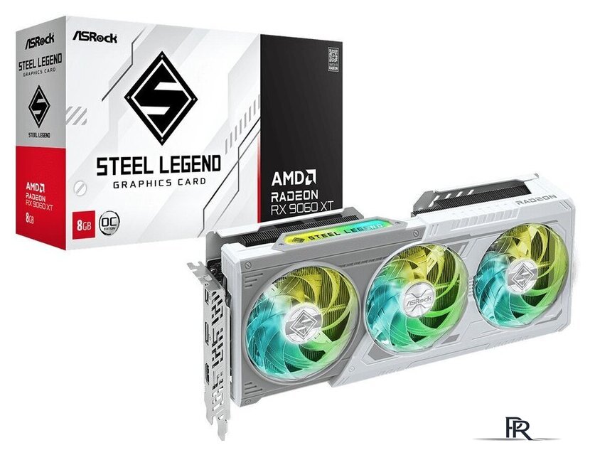 Видеокарта ASRock Radeon RX 9060 XT Steel Legend 8GB OC RX9060XT SL 8GO - Изображение №6 — Интернет-магазин ПроЗаказ