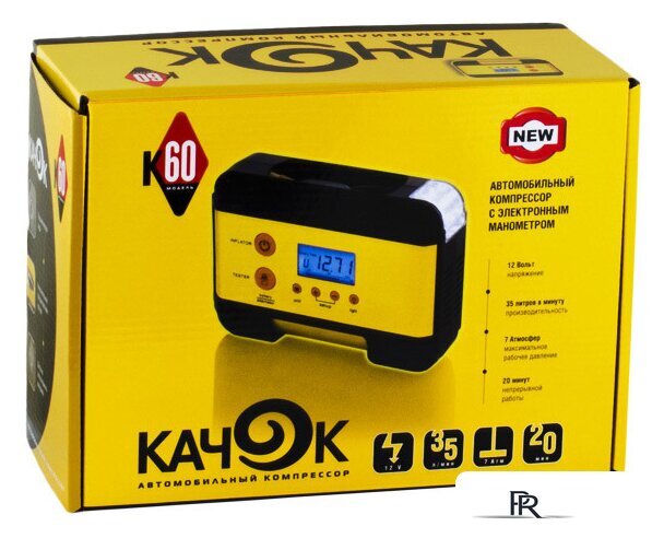 Автомобильный компрессор Качок K60 - Изображение №5 — Интернет-магазин ПроЗаказ