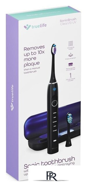 Электрическая зубная щетка TrueLife SonicBrush Clean70 UV (черный) - Изображение №14 — Интернет-магазин ПроЗаказ
