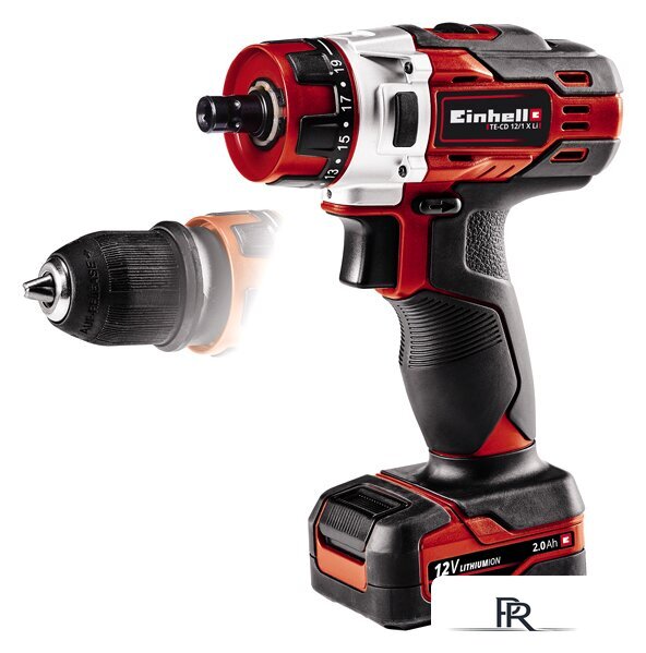 Дрель-шуруповерт Einhell TE-CD 12/1 X-Li 4513592 (с 1-м АКБ) - Изображение №1 — Интернет-магазин ПроЗаказ
