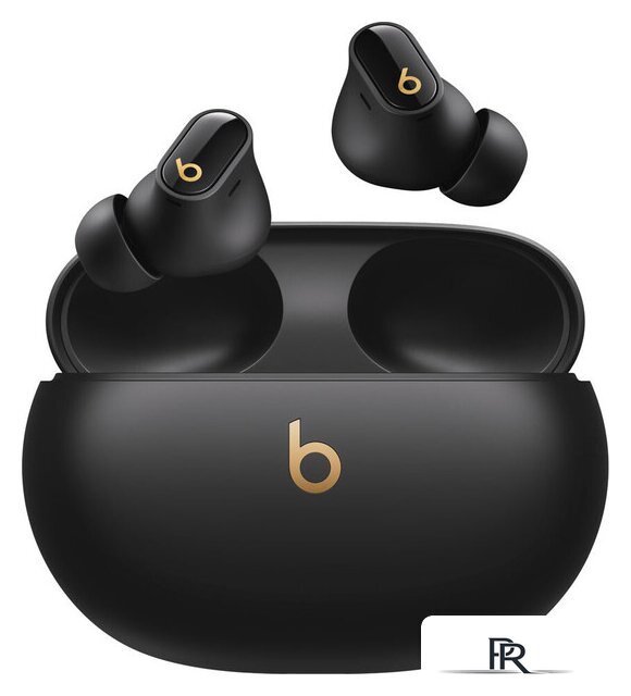 Наушники Beats Studio Buds+ (черный/золотистый) - Изображение №1 — Интернет-магазин ПроЗаказ