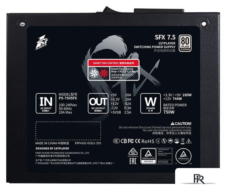 Блок питания 1stPlayer SFX 7.5 PS-750SFX - Изображение №8 — Интернет-магазин ПроЗаказ