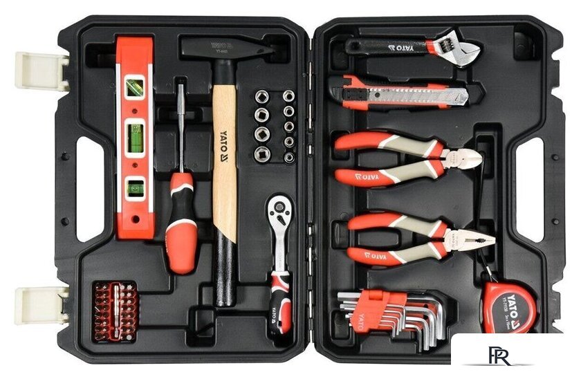 Универсальный набор инструментов Yato YT-38920 (60 предметов) - Изображение №2 — Интернет-магазин ПроЗаказ