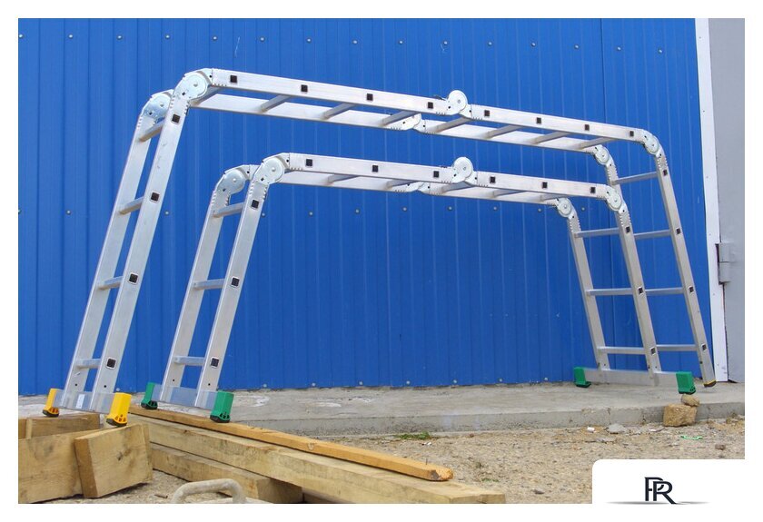 Лестница-трансформер Алюмет 4-х секционная Т 455 4х5 - Изображение №6 — Интернет-магазин ПроЗаказ