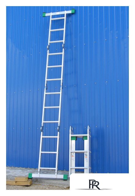 Лестница-трансформер Алюмет 4-х секционная Т 455 4х5 - Изображение №3 — Интернет-магазин ПроЗаказ