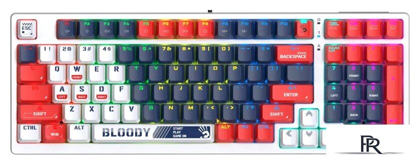 Клавиатура A4Tech Bloody S98 Sports Navy (Bloody BLMS Red) - Изображение №1 — Интернет-магазин ПроЗаказ