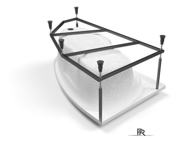 Ванна Cersanit Joanna 150x95 R (с каркасом) - Изображение №4 — Интернет-магазин ПроЗаказ