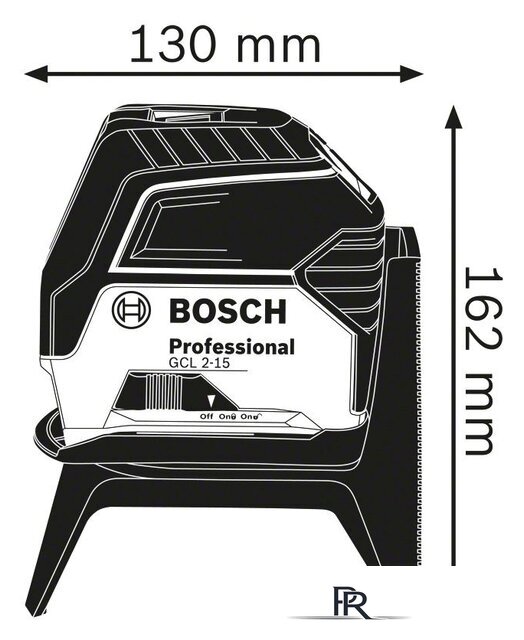Лазерный нивелир Bosch GCL 2-50 Professional 0601066F01 (RM1 + BM3 + LR6) - Изображение №2 — Интернет-магазин ПроЗаказ