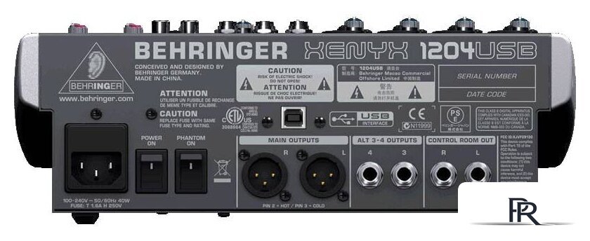 Микшерный пульт Behringer Xenyx 1204USB - Изображение №4 — Интернет-магазин ПроЗаказ