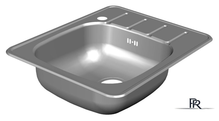 Кухонная мойка Ukinox Гранд GRM600.480-GT6K 2L (с сифоном S701) - Изображение №4 — Интернет-магазин ПроЗаказ