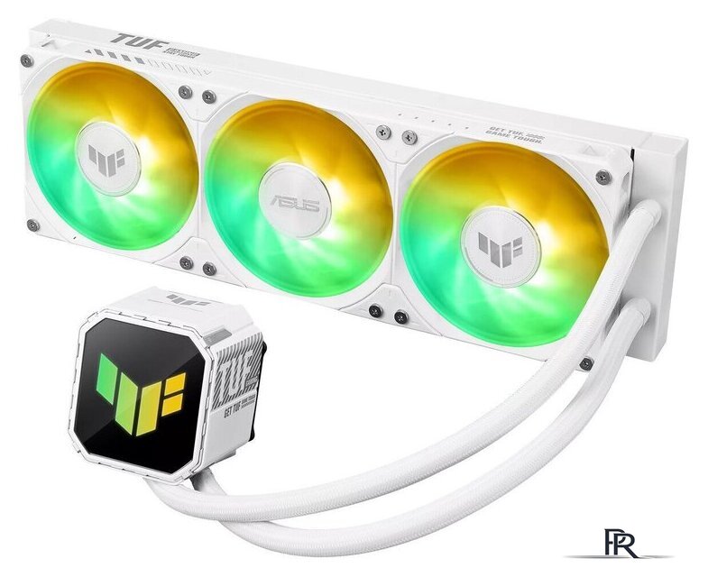 Система жидкостного охлаждения для процессора ASUS TUF Gaming LC III 360 ARGB (белый) - Изображение №2 — Интернет-магазин ПроЗаказ