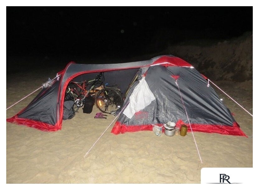 Экспедиционная палатка TRAMP Cave 3 v2 (серый) - Изображение №3 — Интернет-магазин ПроЗаказ