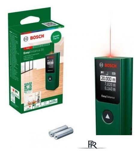 Лазерный дальномер Bosch EasyDistance 20 0603672A00 - Изображение №1 — Интернет-магазин ПроЗаказ