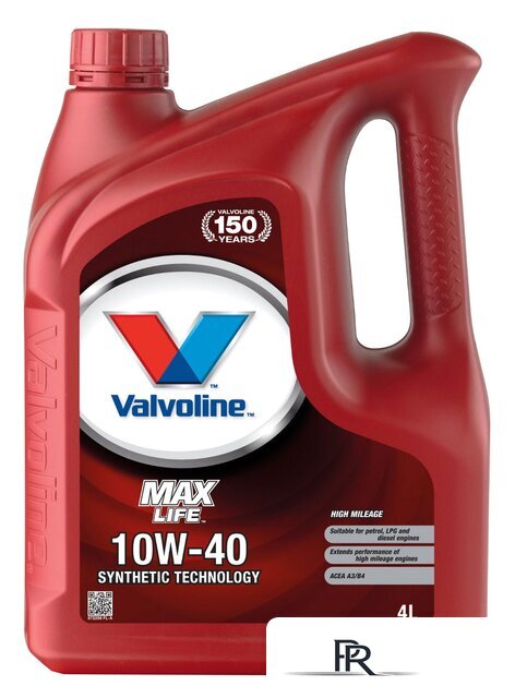Моторное масло Valvoline MaxLife 10W-40 4л - Изображение №1 — Интернет-магазин ПроЗаказ