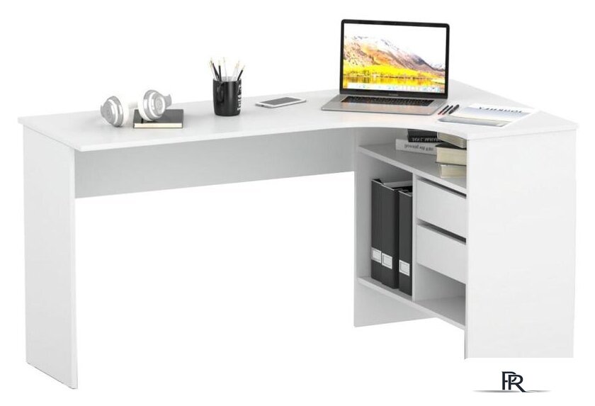 Стол Сокол СПм-25 (правый, белый) - Изображение №1 — Интернет-магазин ПроЗаказ