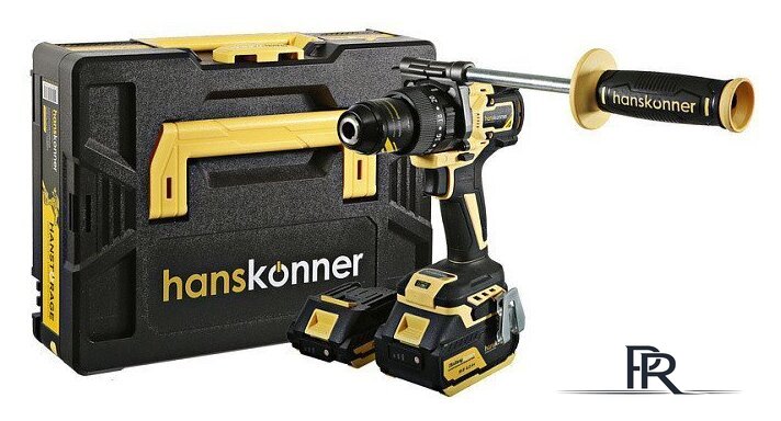 Ударная дрель-шуруповерт Hanskonner HCD18165BLI (с 2-мя АКБ, кейс) - Изображение №1 — Интернет-магазин ПроЗаказ