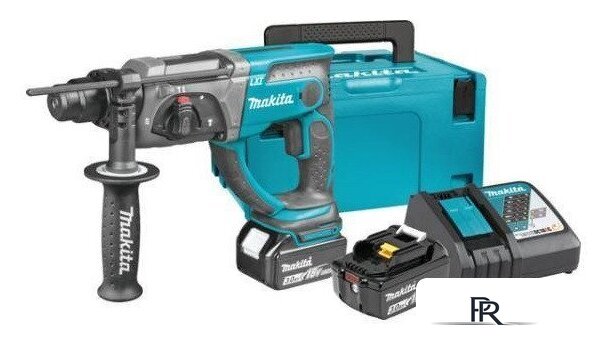 Перфоратор Makita DHR202RFJ (с 2-мя АКБ, кейс) - Изображение №1 — Интернет-магазин ПроЗаказ