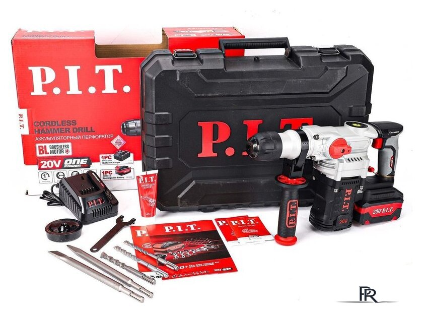 Перфоратор P.I.T. PBH20H-26A/1 (с 1-им АКБ, кейс) - Изображение №20 — Интернет-магазин ПроЗаказ