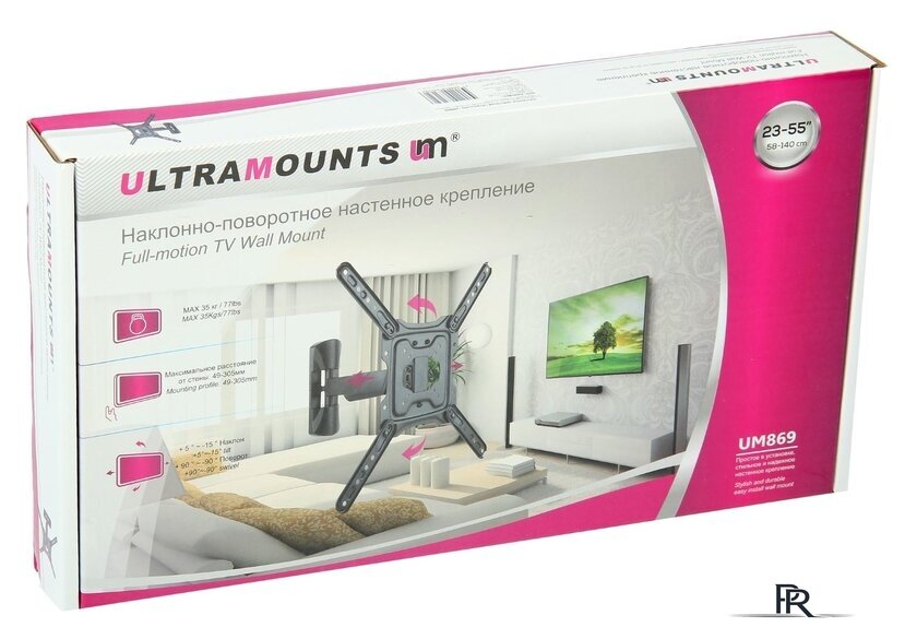 Кронштейн для телевизора Ultramounts UM869 - Изображение №6 — Интернет-магазин ПроЗаказ