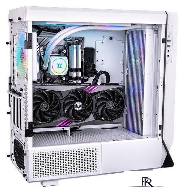 Система жидкостного охлаждения для процессора Thermaltake TH420 ARGB Snow Edition CL-W369-PL14SW-A - Изображение №4 — Интернет-магазин ПроЗаказ