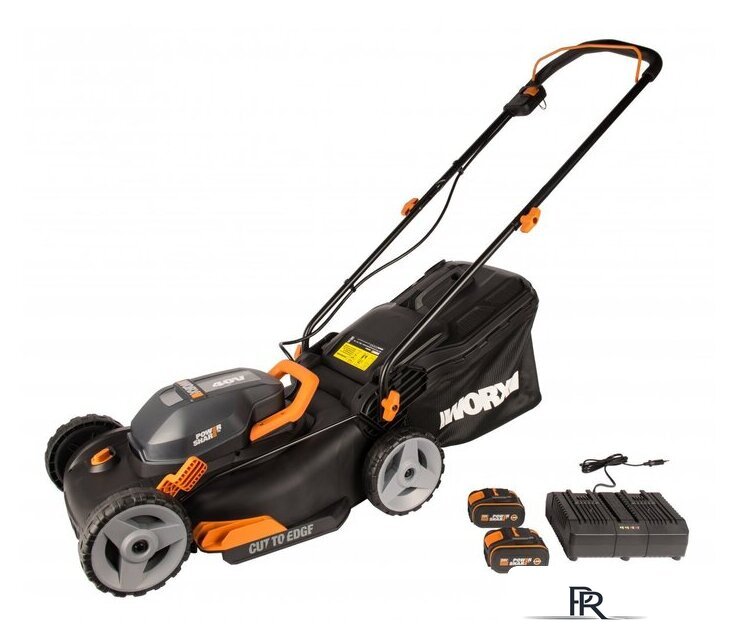 Газонокосилка Worx WG743E (с 2-мя АКБ) - Изображение №2 — Интернет-магазин ПроЗаказ