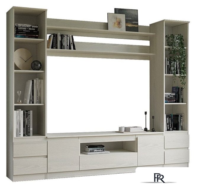 Стенка Евва Турин №2 (ясень снежный) - Изображение №1 — Интернет-магазин ПроЗаказ