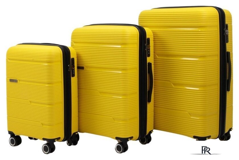Чемодан-спиннер Pride РР-203 (S, желтый) - Изображение №9 — Интернет-магазин ПроЗаказ