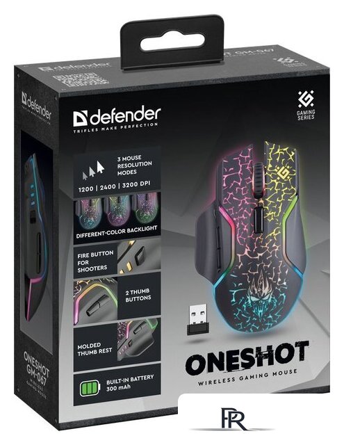 Игровая мышь Defender Oneshot GM-067 - Изображение №7 — Интернет-магазин ПроЗаказ