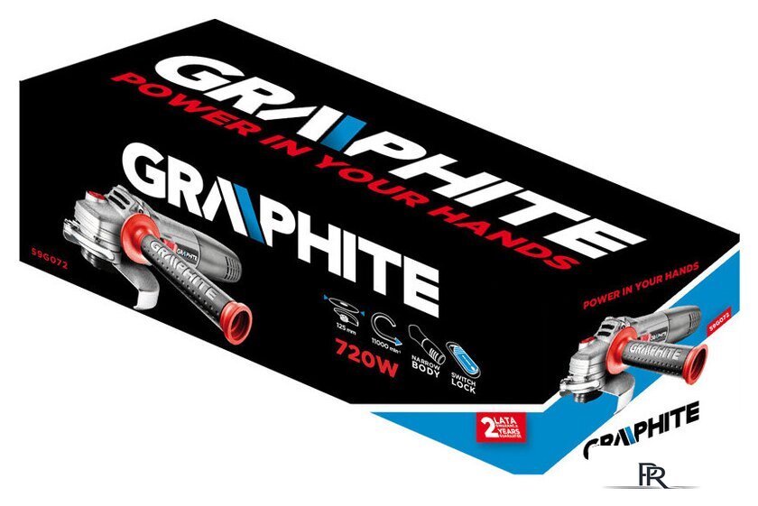 Угловая шлифмашина GRAPHITE 59G072 - Изображение №2 — Интернет-магазин ПроЗаказ
