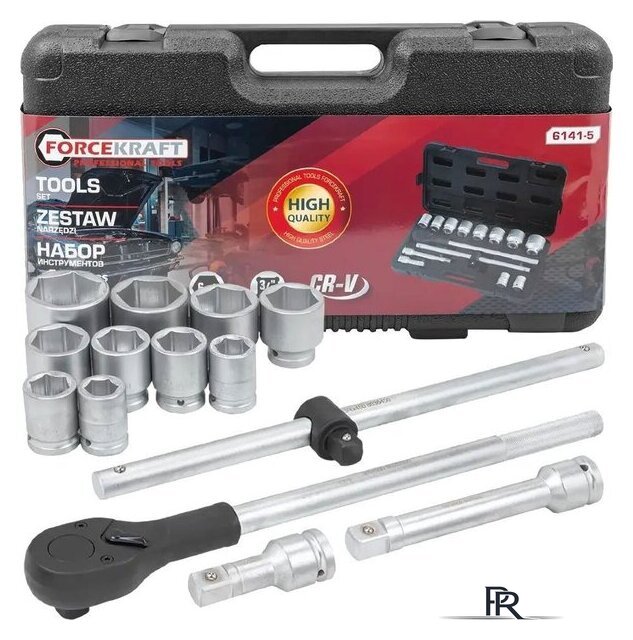 Универсальный набор инструментов ForceKraft FK-6141-5 (64493) - Изображение №1 — Интернет-магазин ПроЗаказ