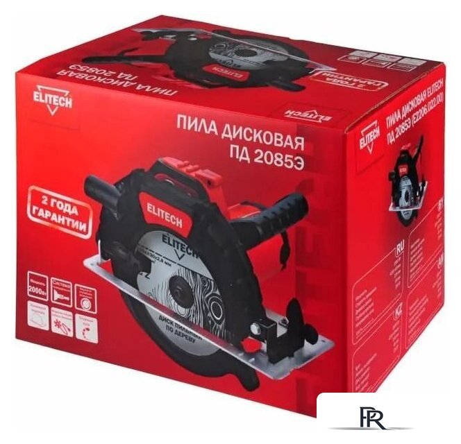 Дисковая (циркулярная) пила ELITECH ПД 2085Э E2206.022.00 - Изображение №3 — Интернет-магазин ПроЗаказ