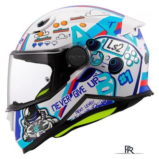 Мотошлем LS2 FF812 Kid Next Level (M, белый) - Изображение №1 — Интернет-магазин ПроЗаказ