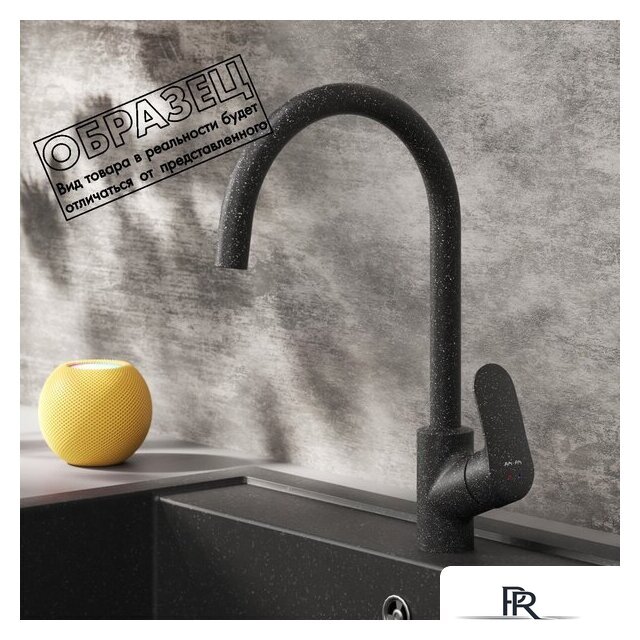 Кухонная мойка Berge BR-5850 + смеситель AM.PM Like F8007122 (черный) - Изображение №5 — Интернет-магазин ПроЗаказ