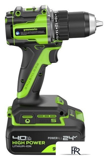 Дрель-шуруповерт Greenworks DD560 3708407CUB (с 1-им АКБ) - Изображение №11 — Интернет-магазин ПроЗаказ