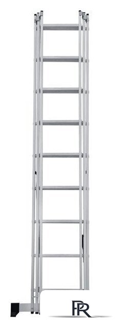 Лестница-стремянка Новая высота NV 123 алюминиевая трёхсекционная 3x9 ступеней - Изображение №11 — Интернет-магазин ПроЗаказ