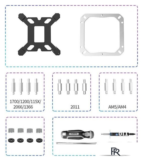 Кулер для процессора ALSEYE i600 (белый) - Изображение №6 — Интернет-магазин ПроЗаказ
