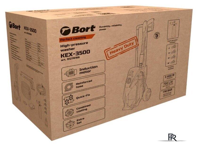 Мойка высокого давления Bort KEX-3500 + кружка - Изображение №16 — Интернет-магазин ПроЗаказ
