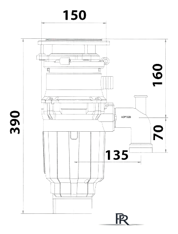 Измельчитель пищевых отходов Bone Crusher BC 910 Slim Line - Изображение №8 — Интернет-магазин ПроЗаказ
