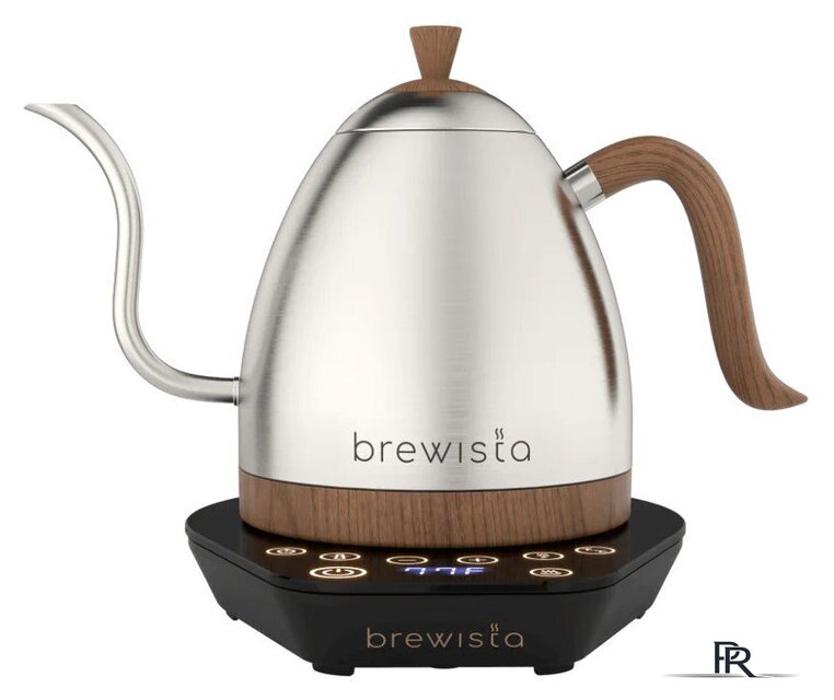 Электрический чайник Brewista Artisan Gooseneck 1л (нержавеющая сталь/дерево) - Изображение №1 — Интернет-магазин ПроЗаказ