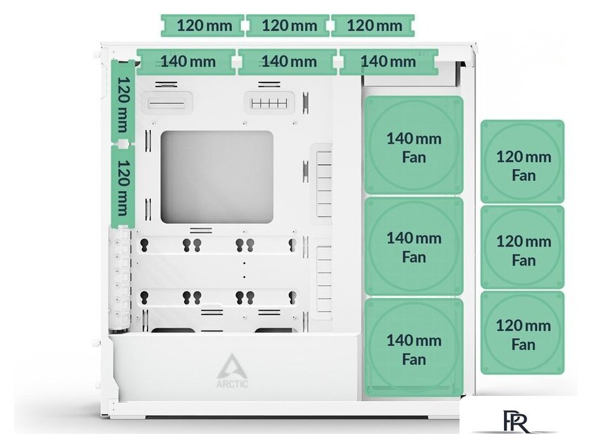 Корпус Arctic Xtender VG ACPCC00017A - Изображение №12 — Интернет-магазин ПроЗаказ