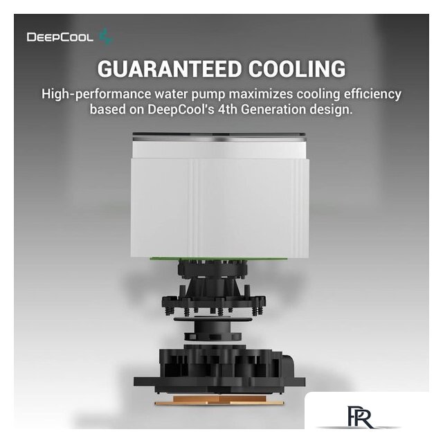 Система жидкостного охлаждения для процессора DeepCool LS520 SE WH R-LS520-WHAMMM-G-1 - Изображение №4 — Интернет-магазин ПроЗаказ