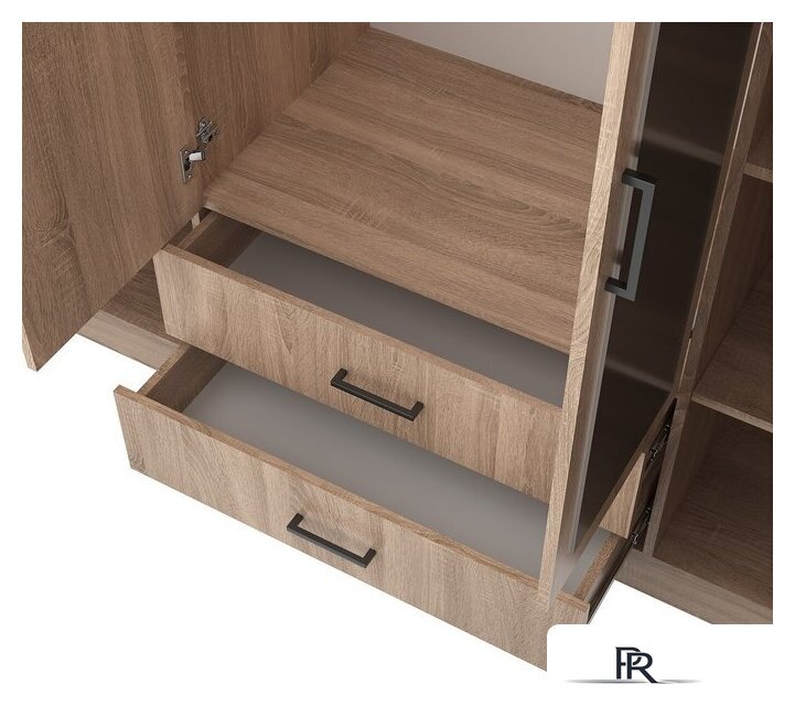 Шкаф распашной Mio Tesoro Хюгге 4D2S Z (дуб сонома) - Изображение №4 — Интернет-магазин ПроЗаказ