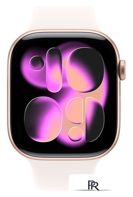 Умные часы Apple Watch Series 11 46 мм (алюминиевый корпус, розовое золото/легкие румяна, спортивный силиконовый ремешок M/L) - Изображение №2 — Интернет-магазин ПроЗаказ