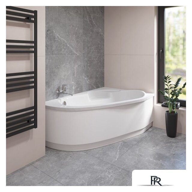 Ванна Lauter Valencia 160x105 2102160R (с ножками и сифоном 21Y31000 хром) - Изображение №9 — Интернет-магазин ПроЗаказ