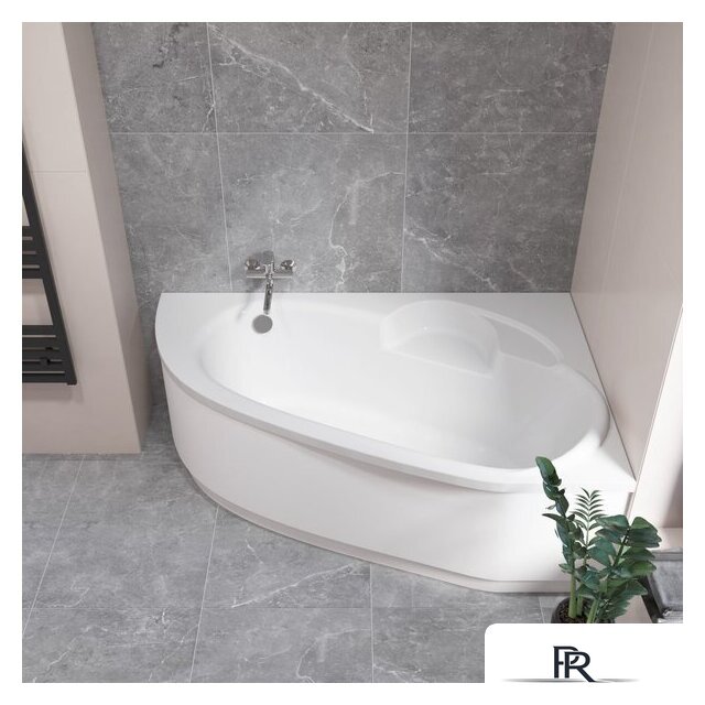 Ванна Lauter Valencia 160x105 2102160R (с ножками и сифоном 21Y31000 хром) - Изображение №8 — Интернет-магазин ПроЗаказ