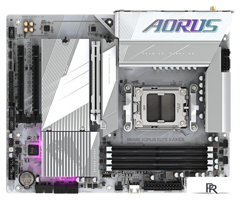 Материнская плата Gigabyte B650E Aorus Elite X AX ICE (rev. 1.0) - Изображение №4 — Интернет-магазин ПроЗаказ