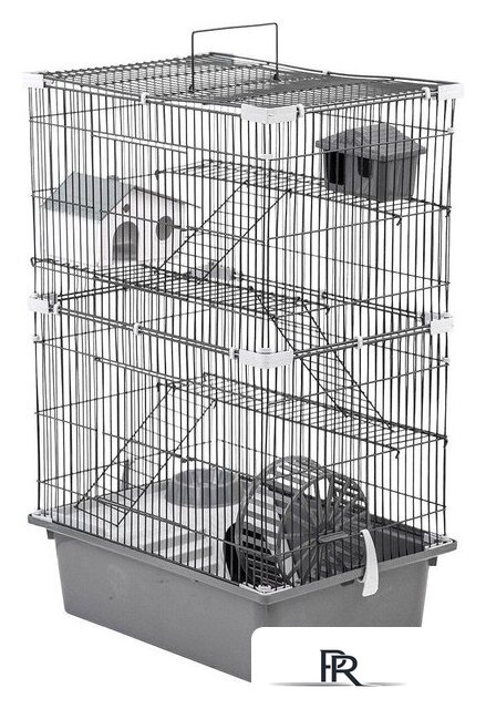 Клетка ЕСО Рикки 43112сер-черн - Изображение №1 — Интернет-магазин ПроЗаказ