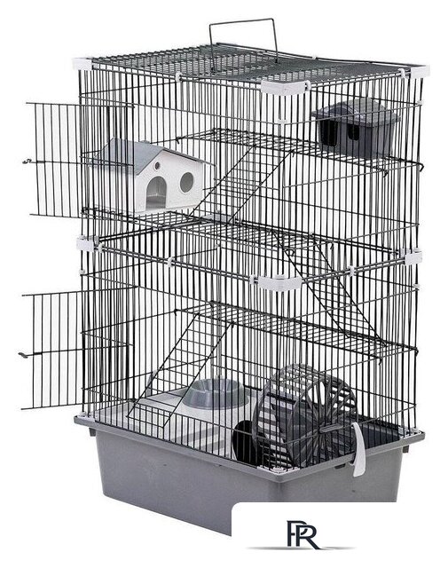 Клетка ЕСО Рикки 43112сер-черн - Изображение №2 — Интернет-магазин ПроЗаказ