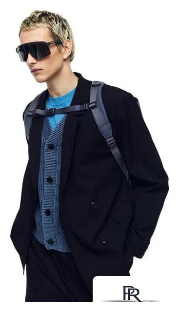 Городской рюкзак Gaston Luga Splаsh 2.0 16'' (темно-синий) - Изображение №5 — Интернет-магазин ПроЗаказ