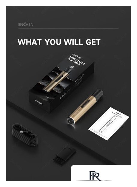 Триммер для носа и ушей Enchen EN001 (золотистый) - Изображение №4 — Интернет-магазин ПроЗаказ